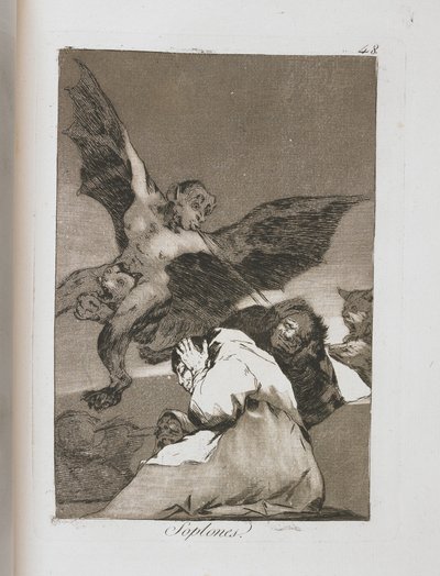 Plate from Los Caprichos by Francisco de Goya